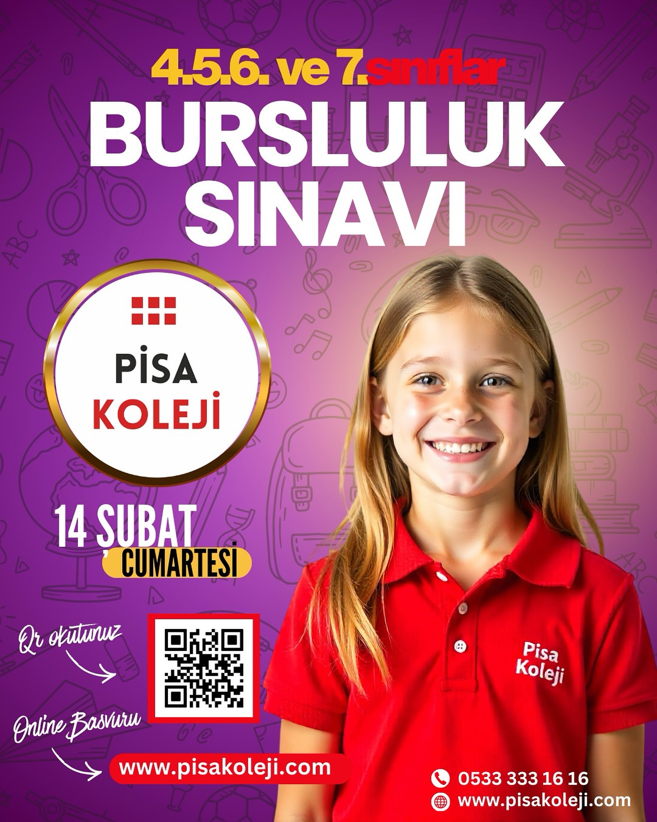 Pisa Koleji Bursluluk Sınavı Başvuru